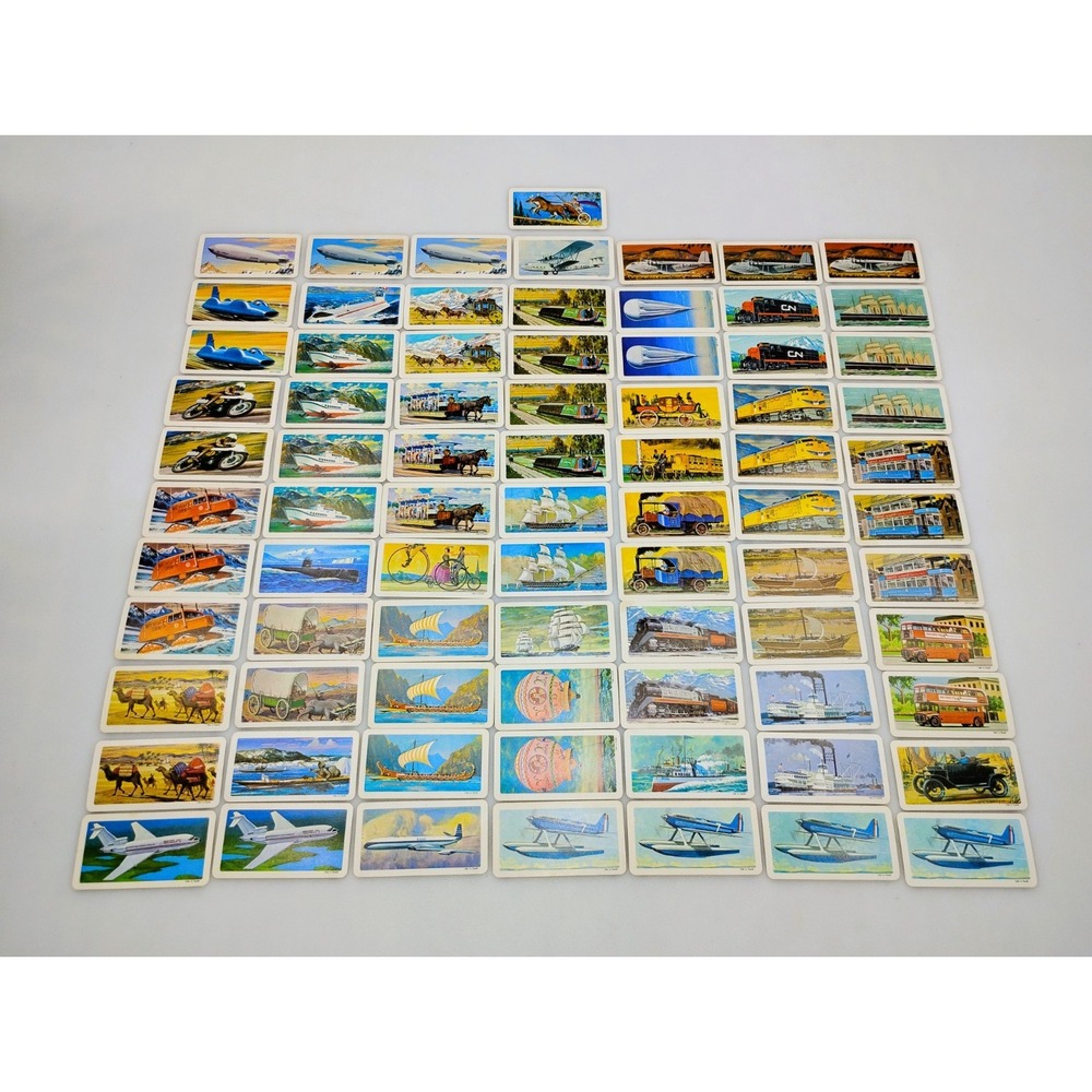 78x - Vintage 1967 Brooke Bond Red Rose Cards Transportation Through The Ages